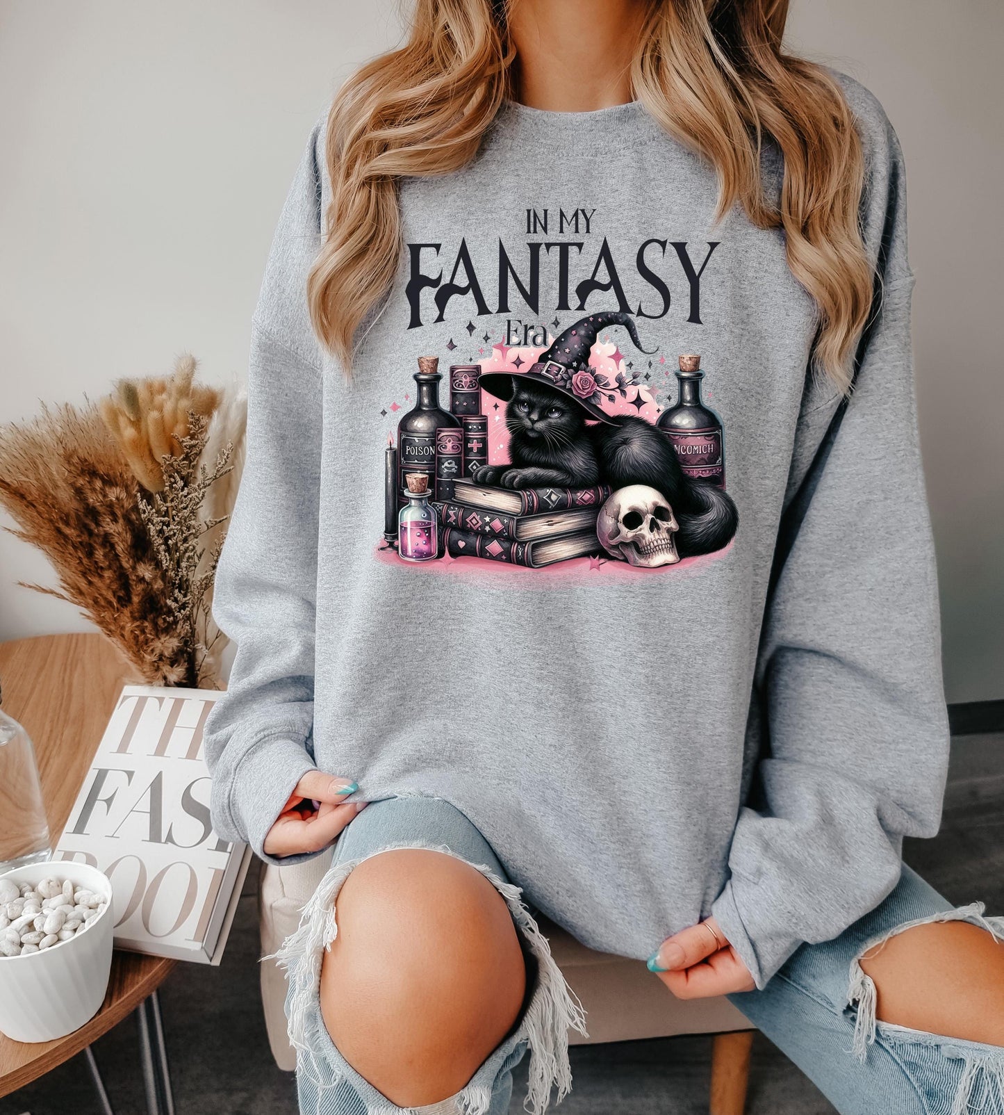 In My Fantasy Era Sweatshirt, Book Lover Sweatshirt, Fantasy Books Sweater, Spooky Fall Sweatshirt
