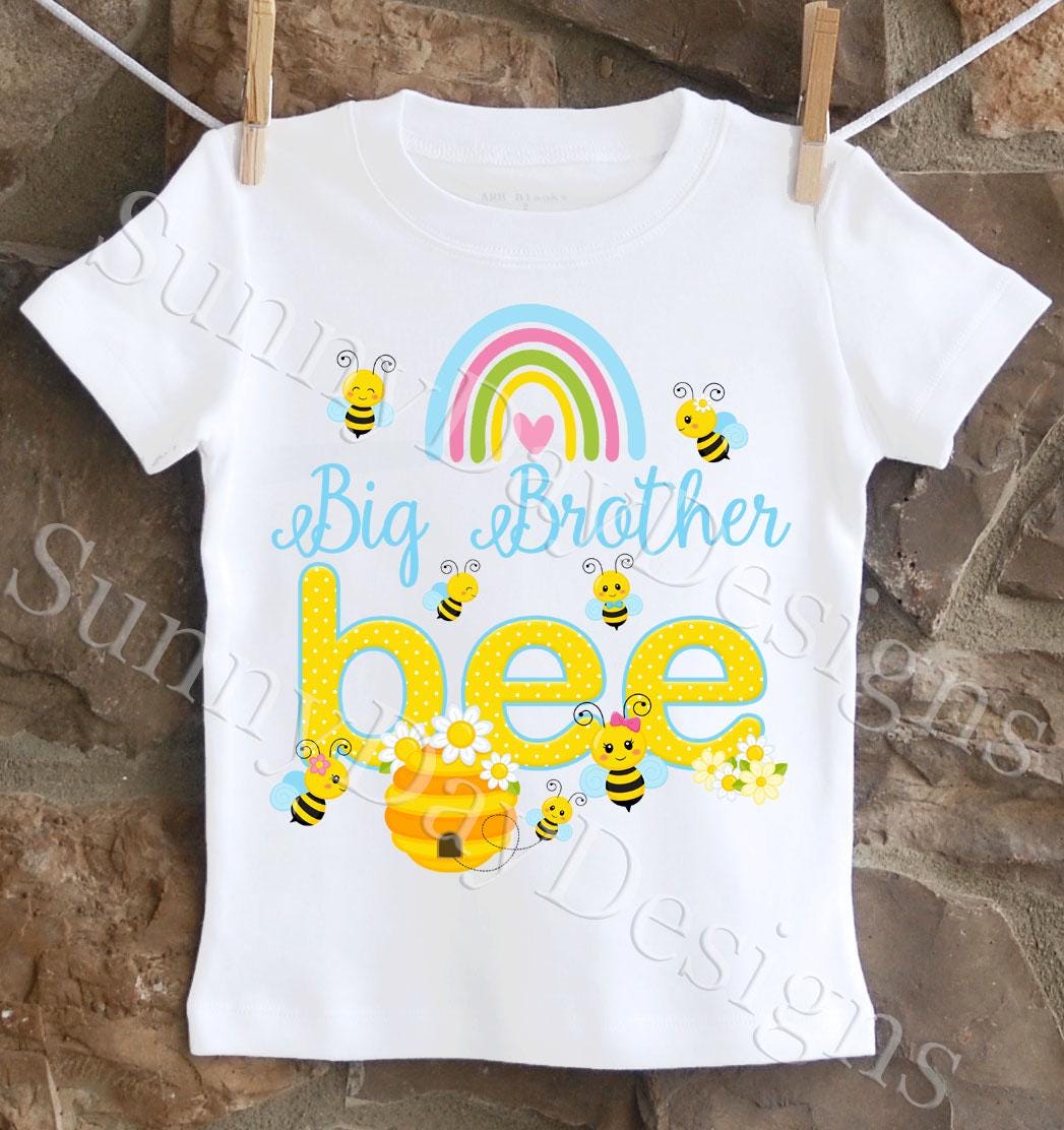 brother bee birthday shirt