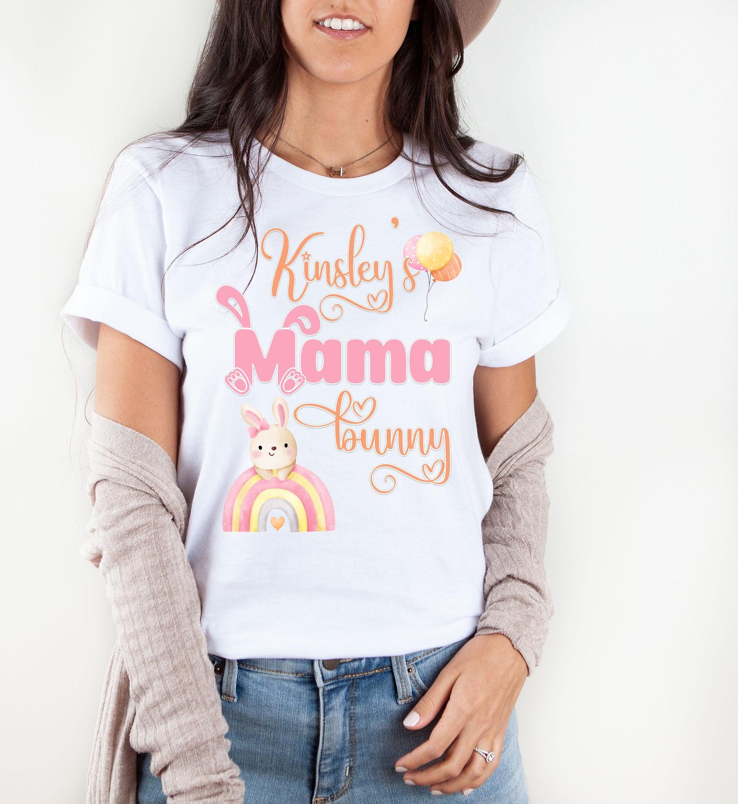 mama bunny birthday shirt