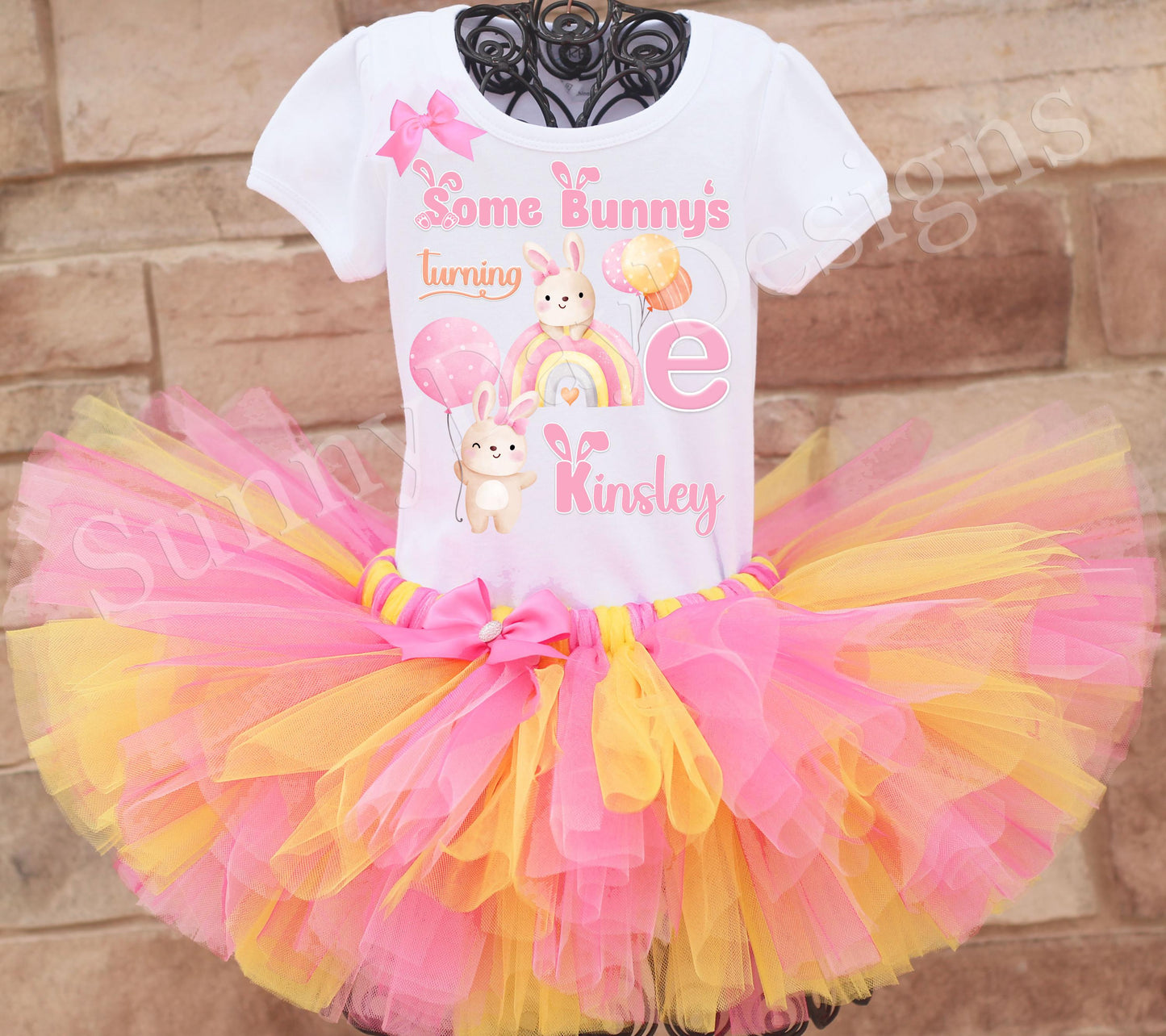 Some bunny's turning one birthday tutu outfit