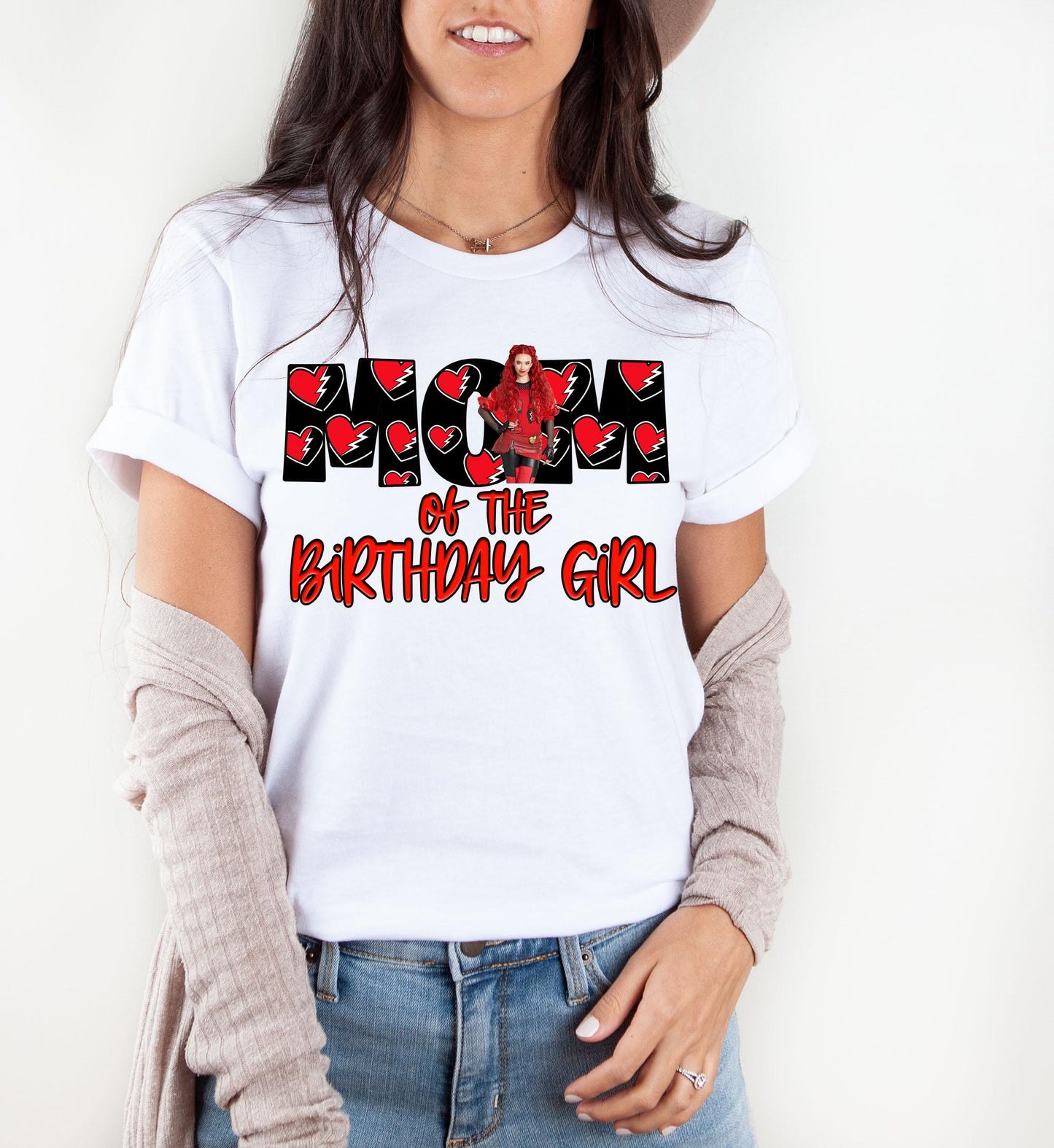 Descendants Red Mom Birthday Shirt, Descendants Birthday Shirt