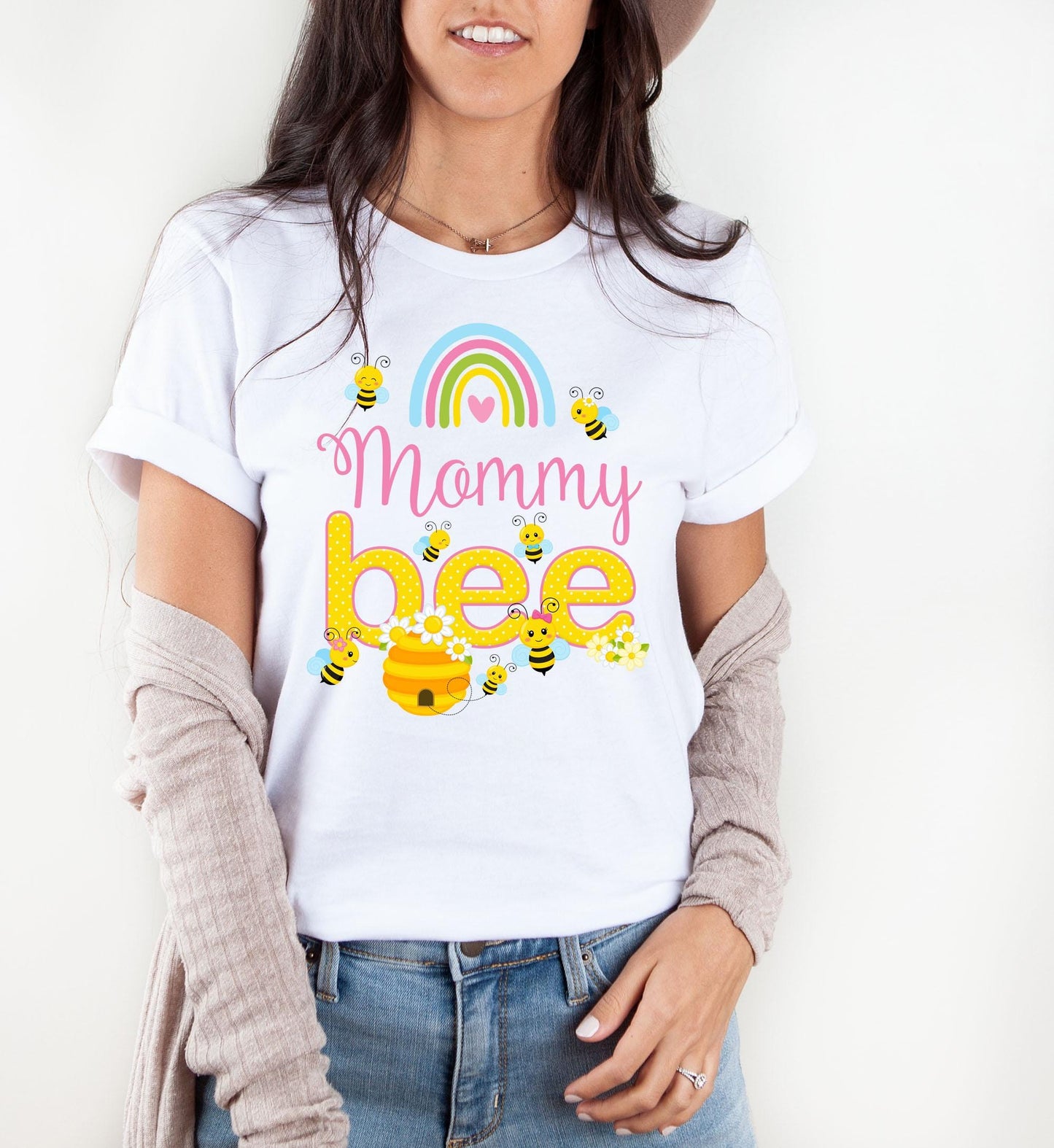 Mommy Bee Birthday Shirt, Bee First Birthday Shirt, Bee-day family shirt