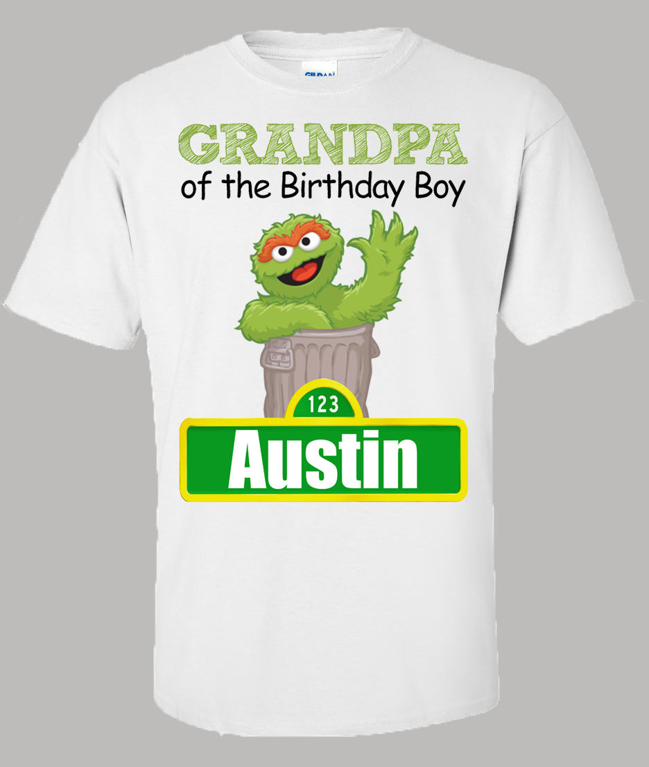 Sesame Street Grandpa Birthday Shirt M