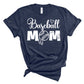 Navy Baseball Mom Shirt
