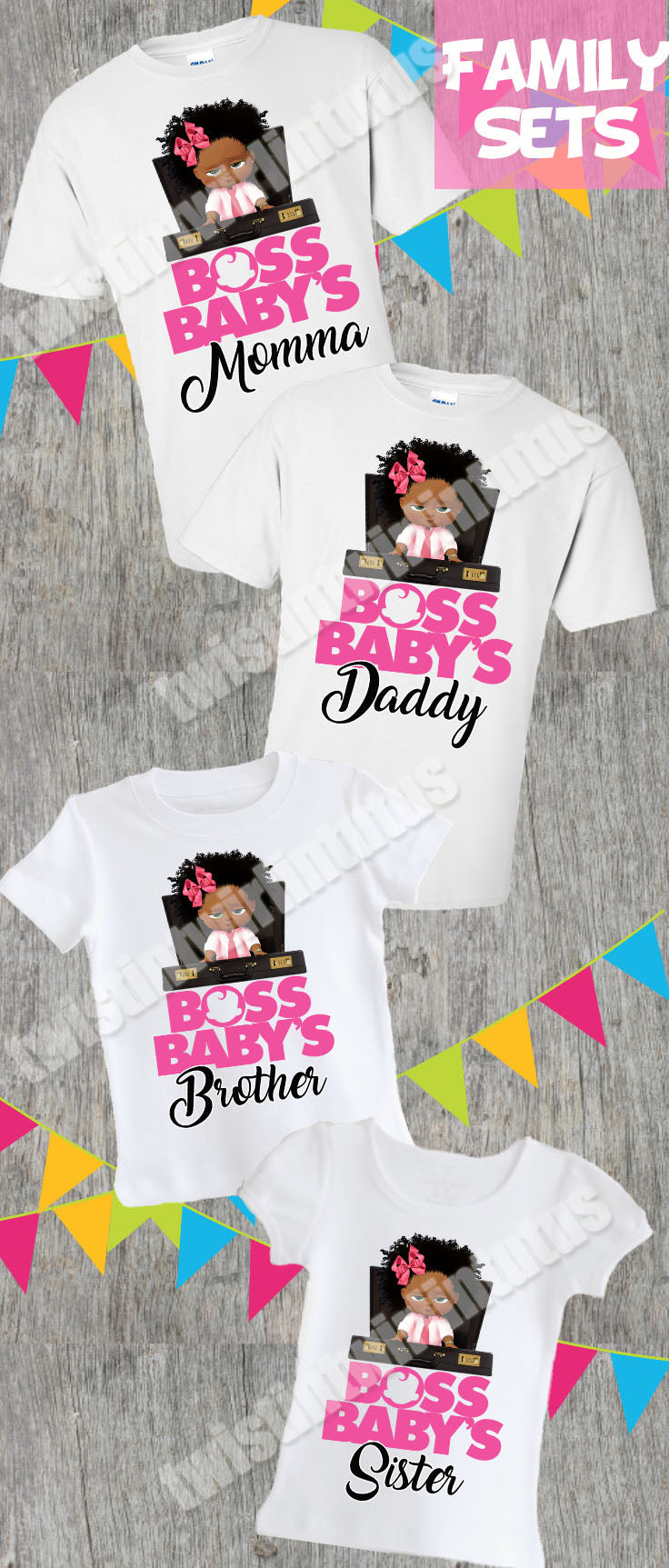 Boss Baby Family Birthday Shirts