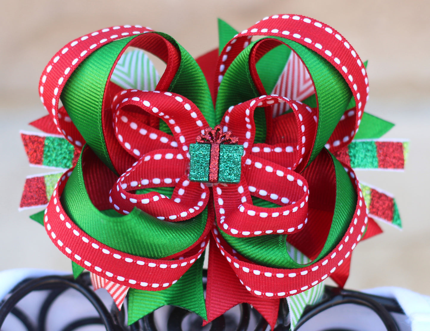 Christmas Hair Bow