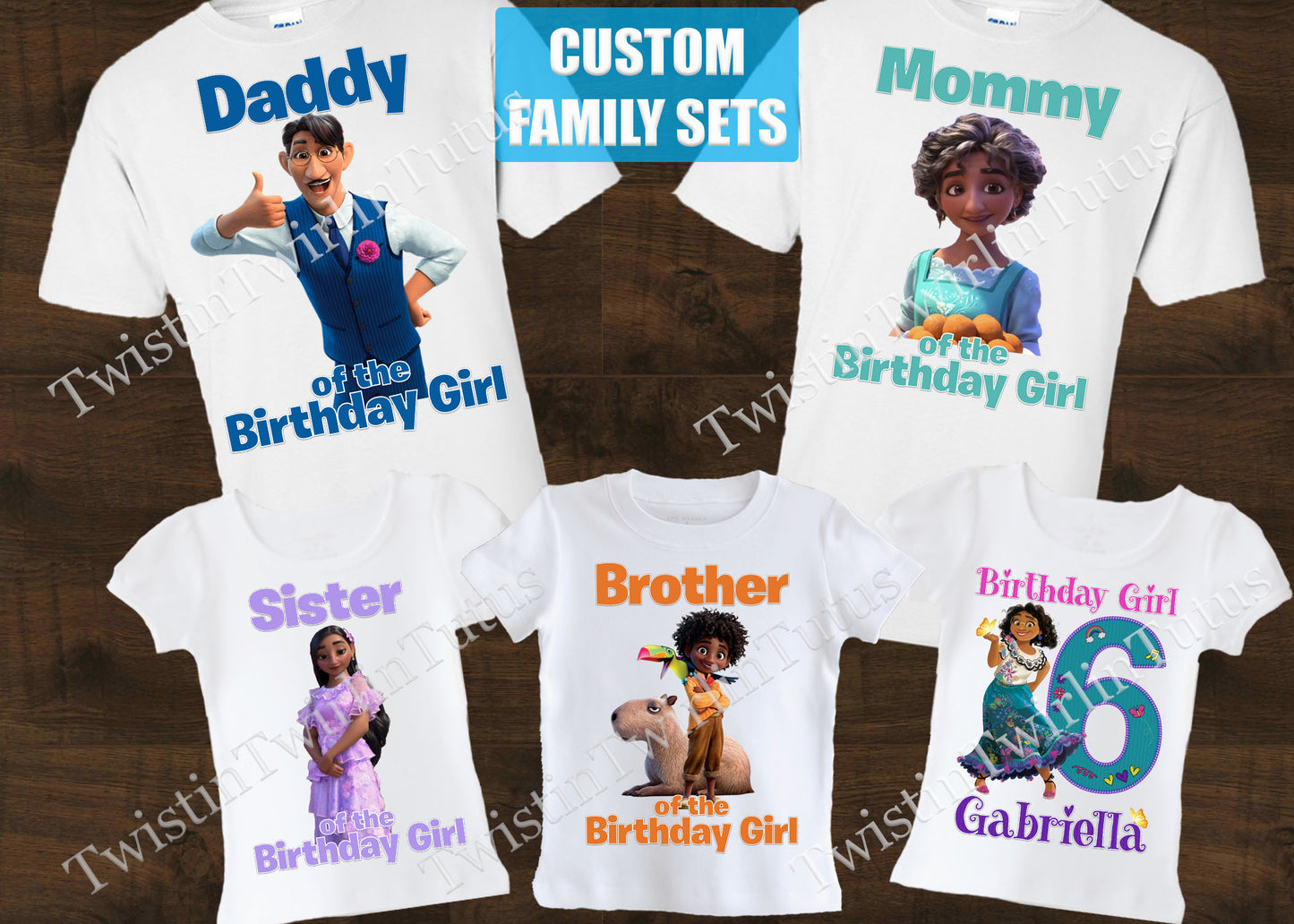 Encanto Family Birthday Shirts