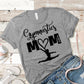 Gray Gymnastics Mom Shirt