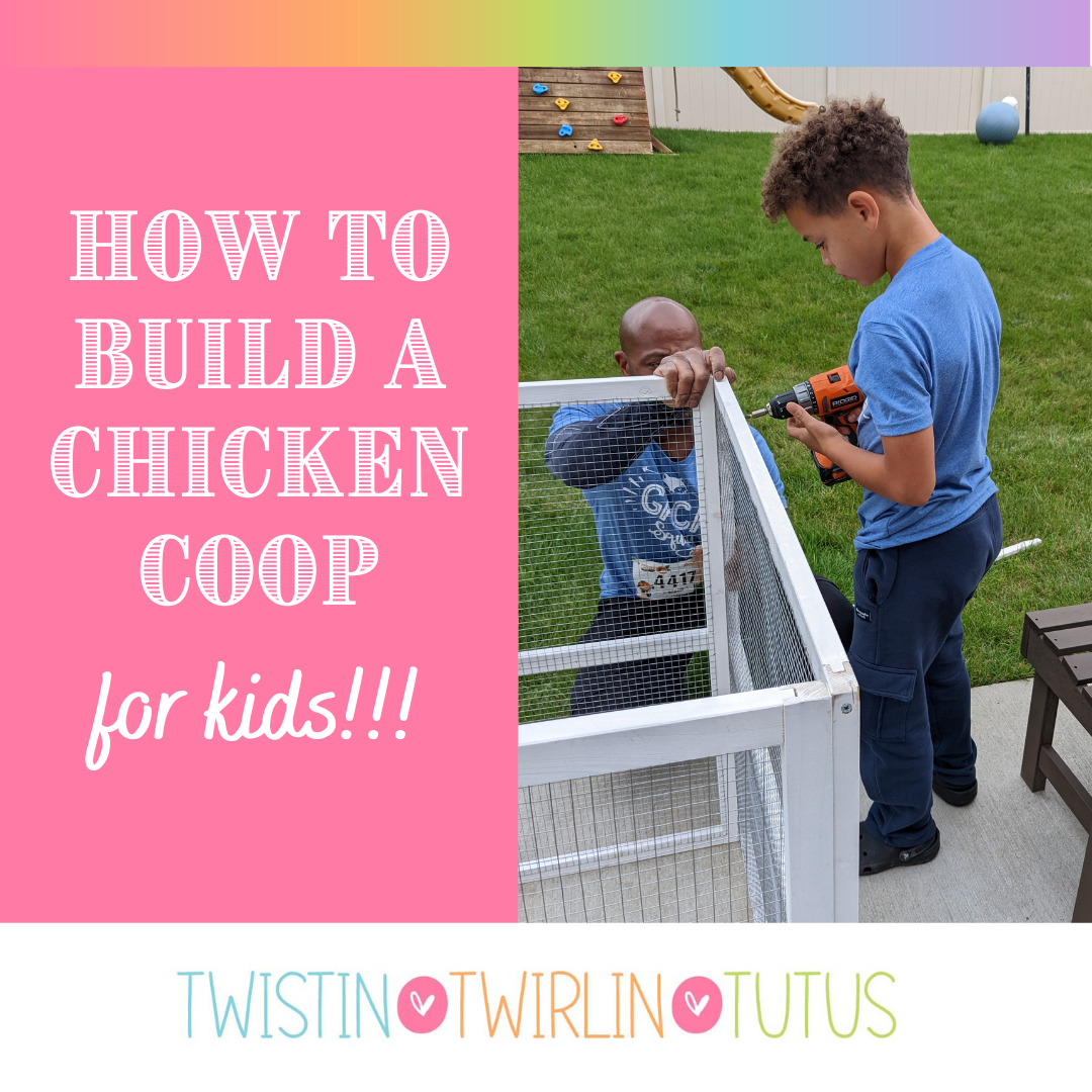 Building a chicken coop for kids