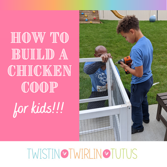 Building a chicken coop for kids