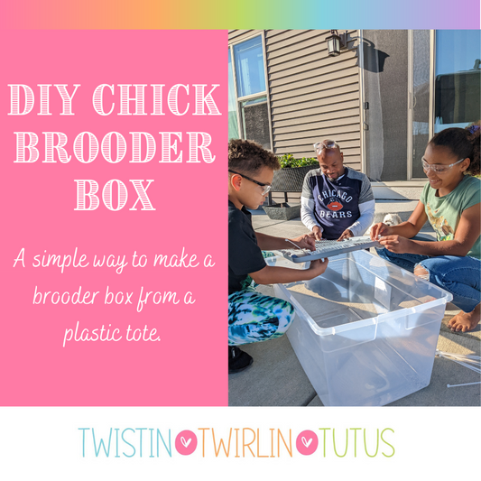 DIY brooder box