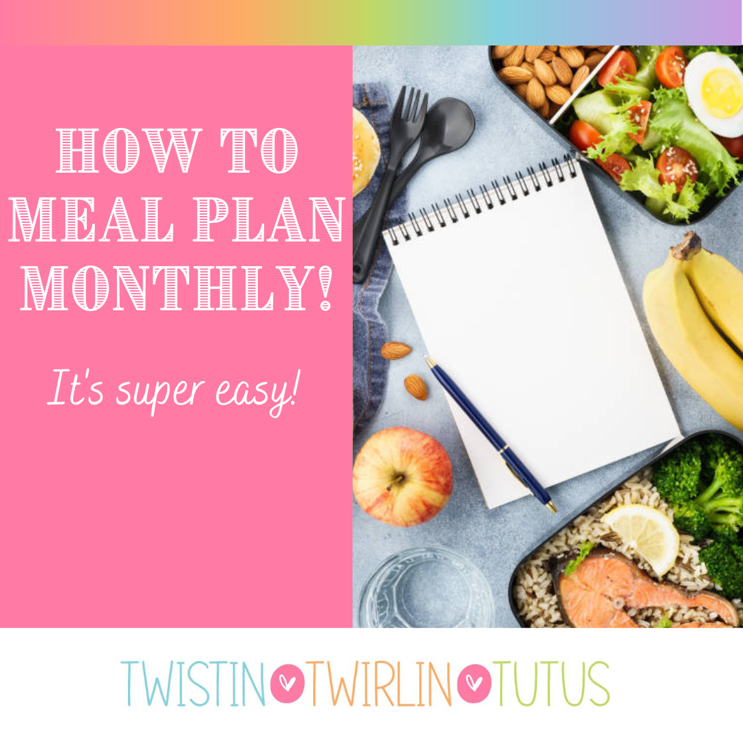 Monthly meal planning