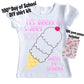 100th day of school shirt kit ice cream