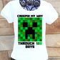 minecraft 100th day of school shirt