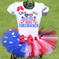 4th of july little miss firecracker tutu outfit