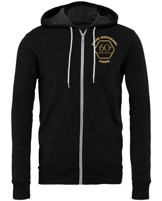 Racine Montessori 60th Anniversary Full Zip Hoodie