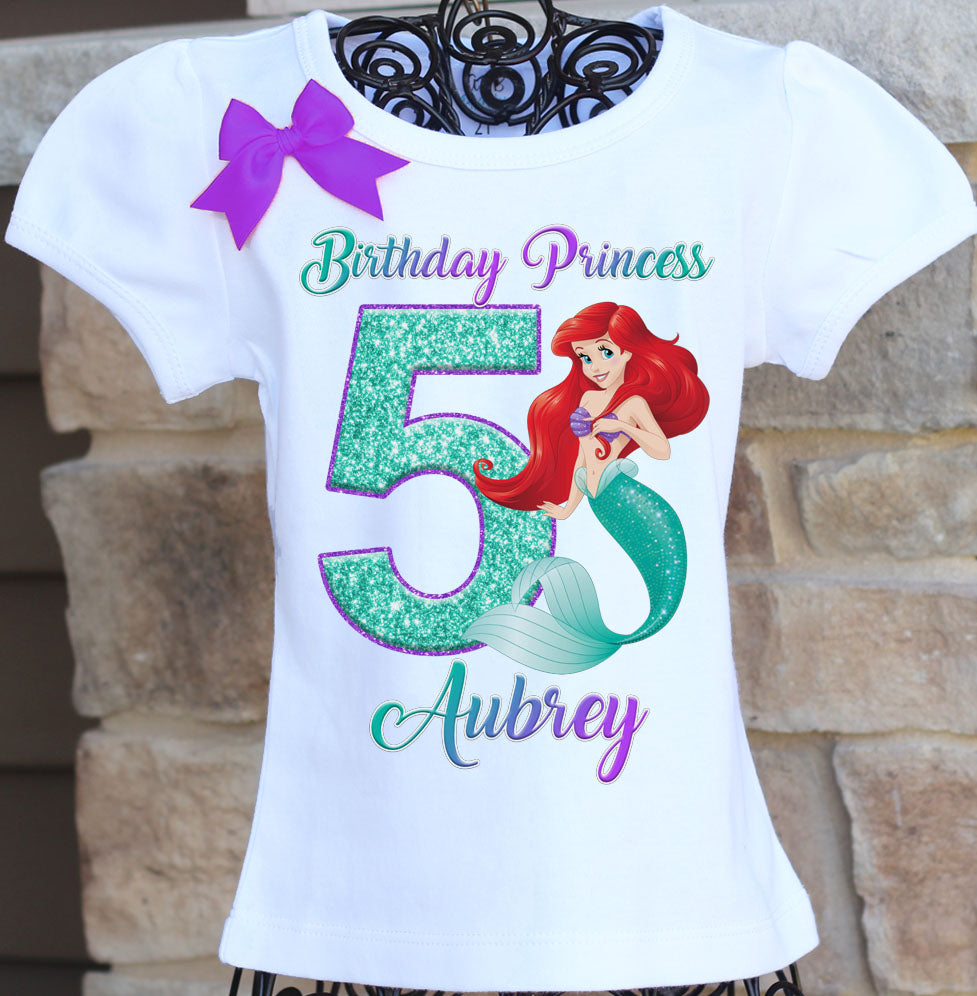 Ariel Birthday Shirt