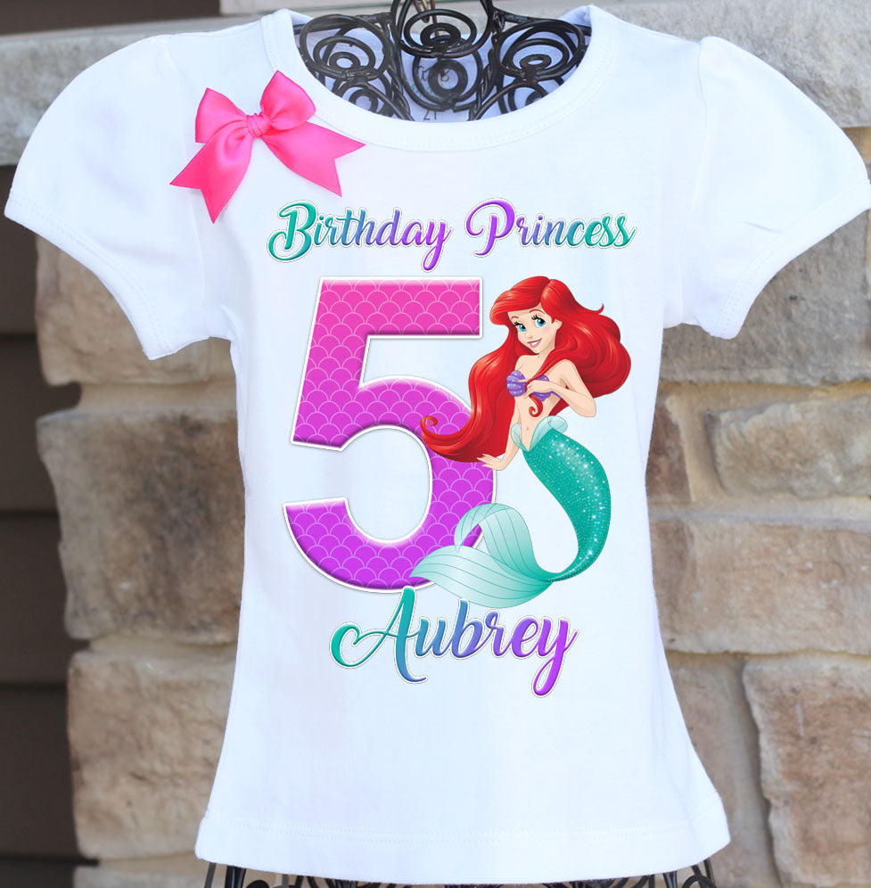Ariel Birthday Shirt