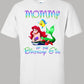 Ariel Mommy Birthday Shirt