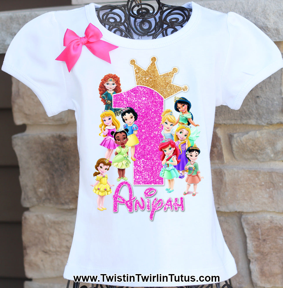 Baby Disney Princess Birthday Shirt