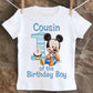Baby Mickey Birthday Cousin shirt