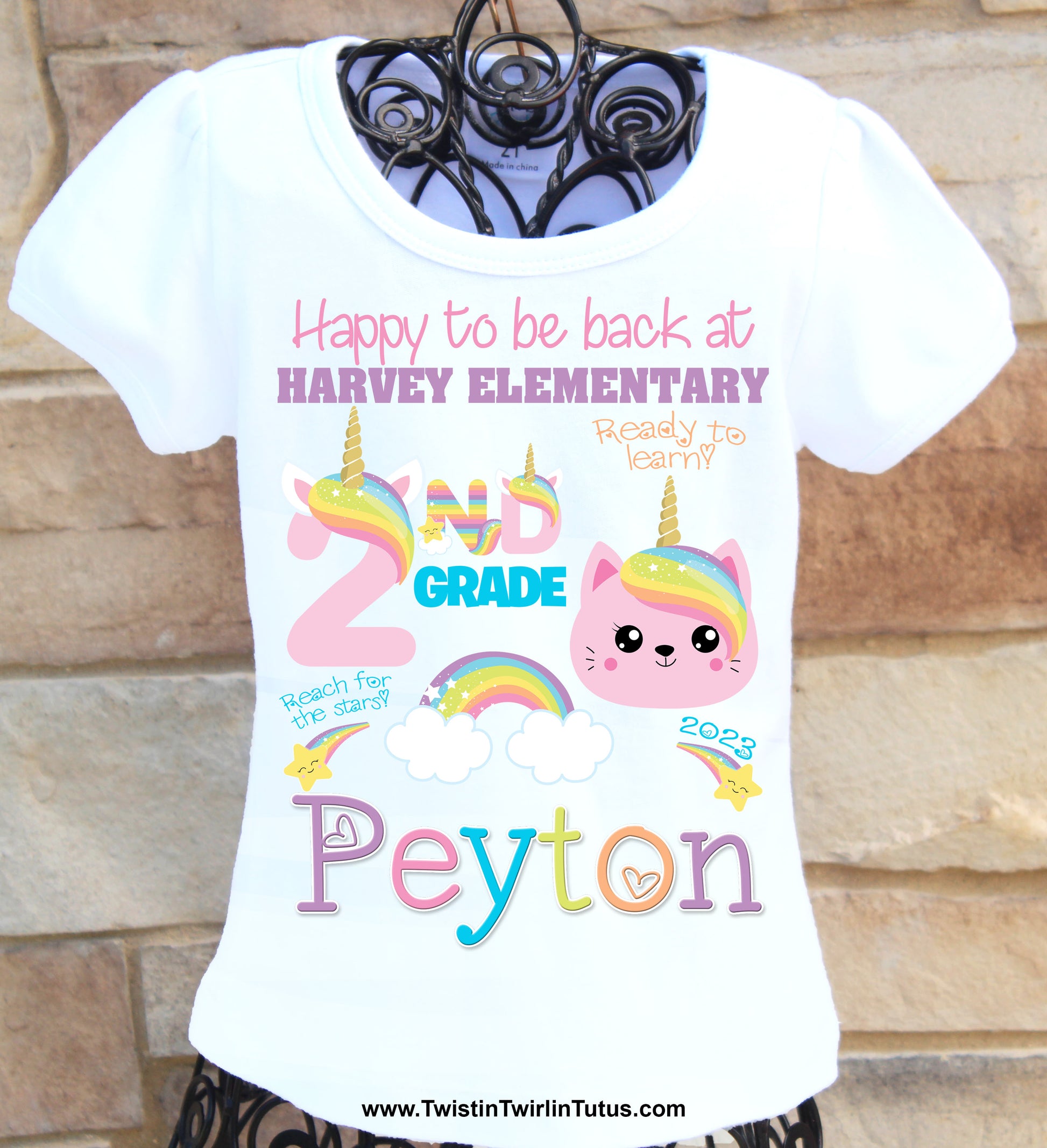 First Day of Second Grade shirt