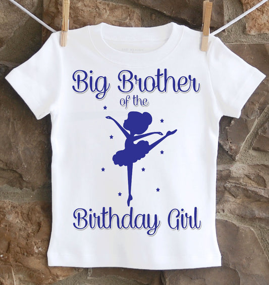 Ballet Birthday Brother Shirt