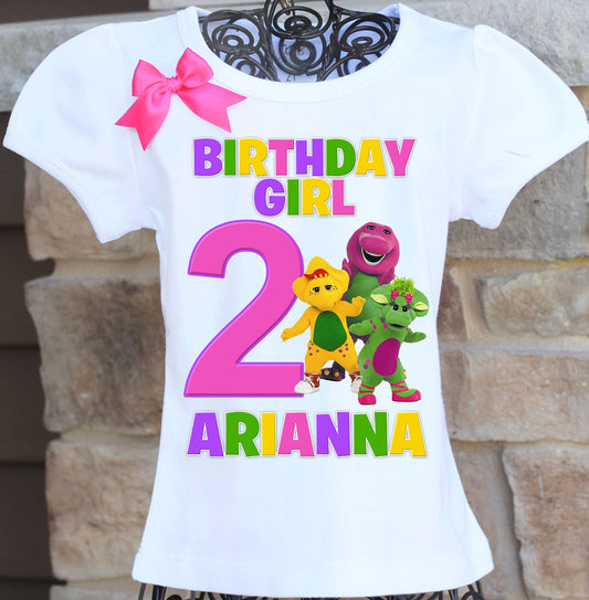 Barney Birthday Girl Shirt