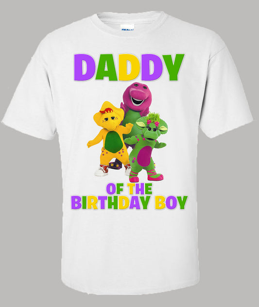 Barney Daddy of the Birthday boy shirt