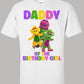 Barney Daddy of the Birthday Girl Shirt