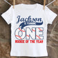 Baseball first birthday shirt