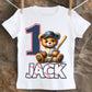 Baseball first birthday shirt