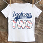 Baseball Second Birthday Shirt