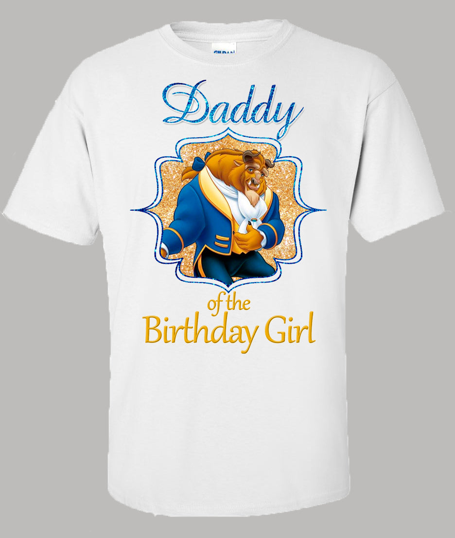 Beauty and the beast dad shirt