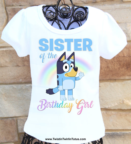 Bluey sister shirt