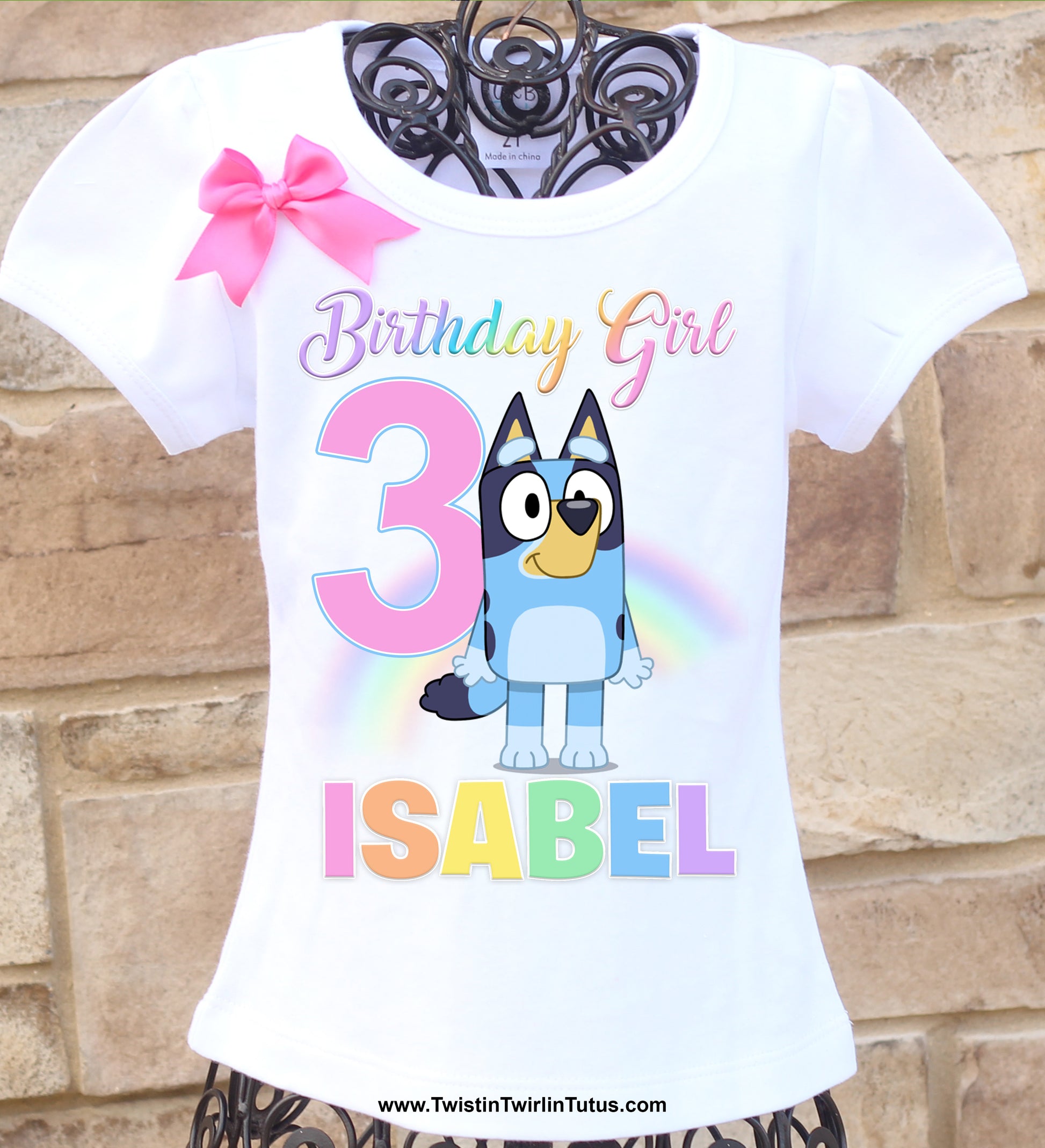 3 year old birthday shirt girl