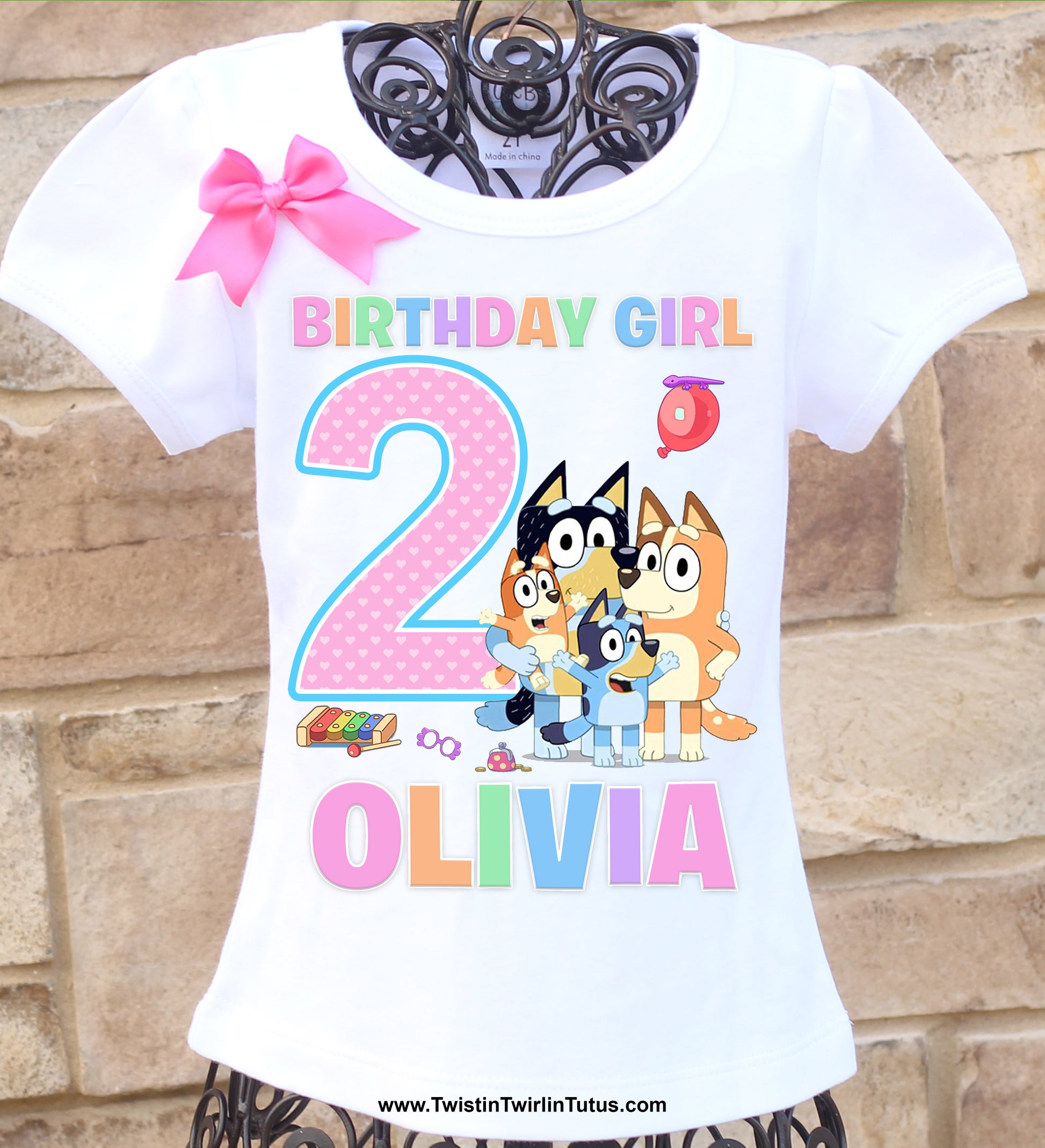 Bluey Birthday Shirt 12 / Long Sleeve