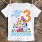 Boys bluey birthday shirt