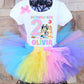 bluey birthday tutu outfit