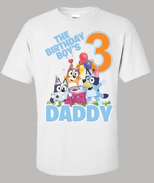 Bluey Daddy birthday shirt
