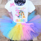 Bluey birthday tutu outfit