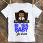 Black Boss Baby Birthday Shirt