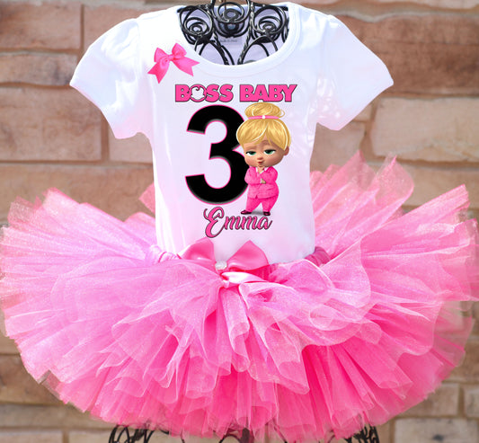 Boss Baby birthday tutu outfit