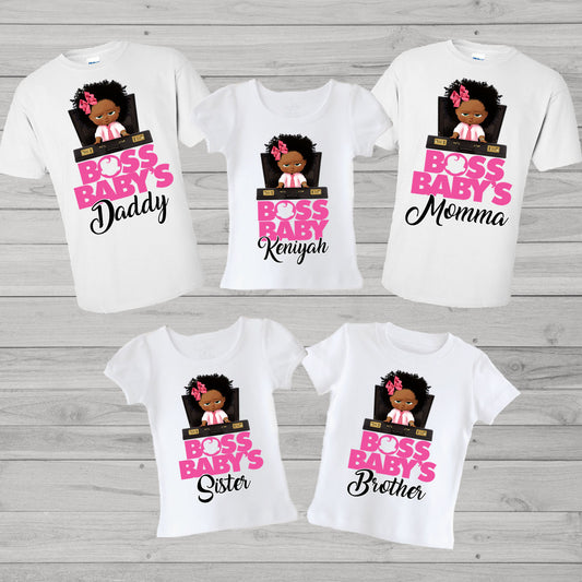 Boss Baby Family birthday shirts