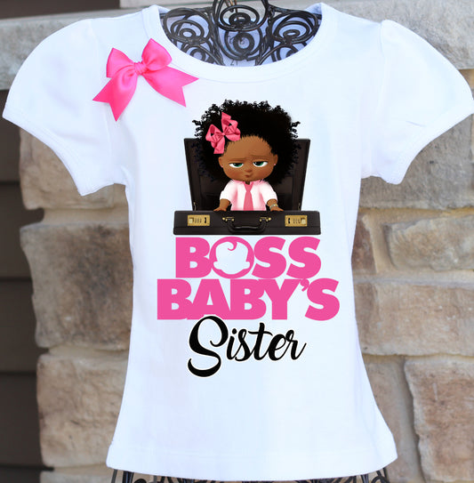 Boss baby sister shirt