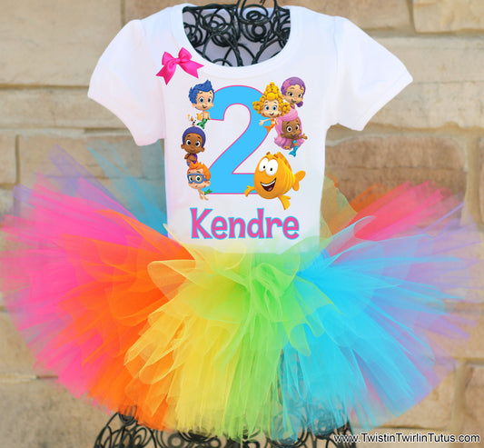 Bubble Guppies Birthday Tutu Outfit