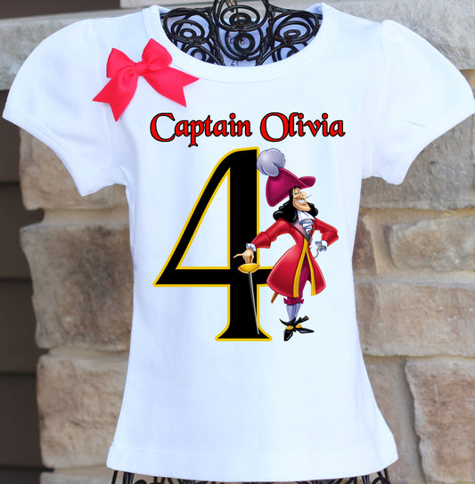 Captain Hook Birthday Shirt