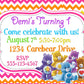 Carebear birthday invitation