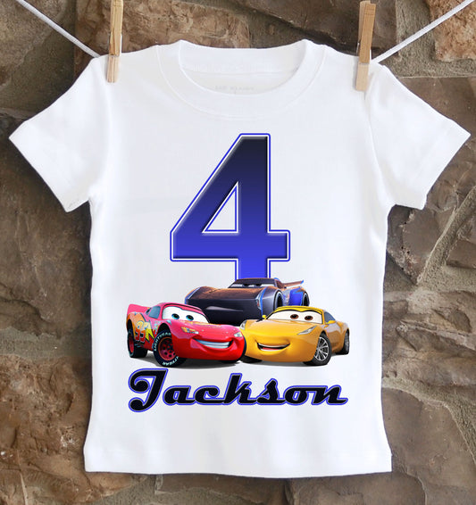 Cars birthday shirt