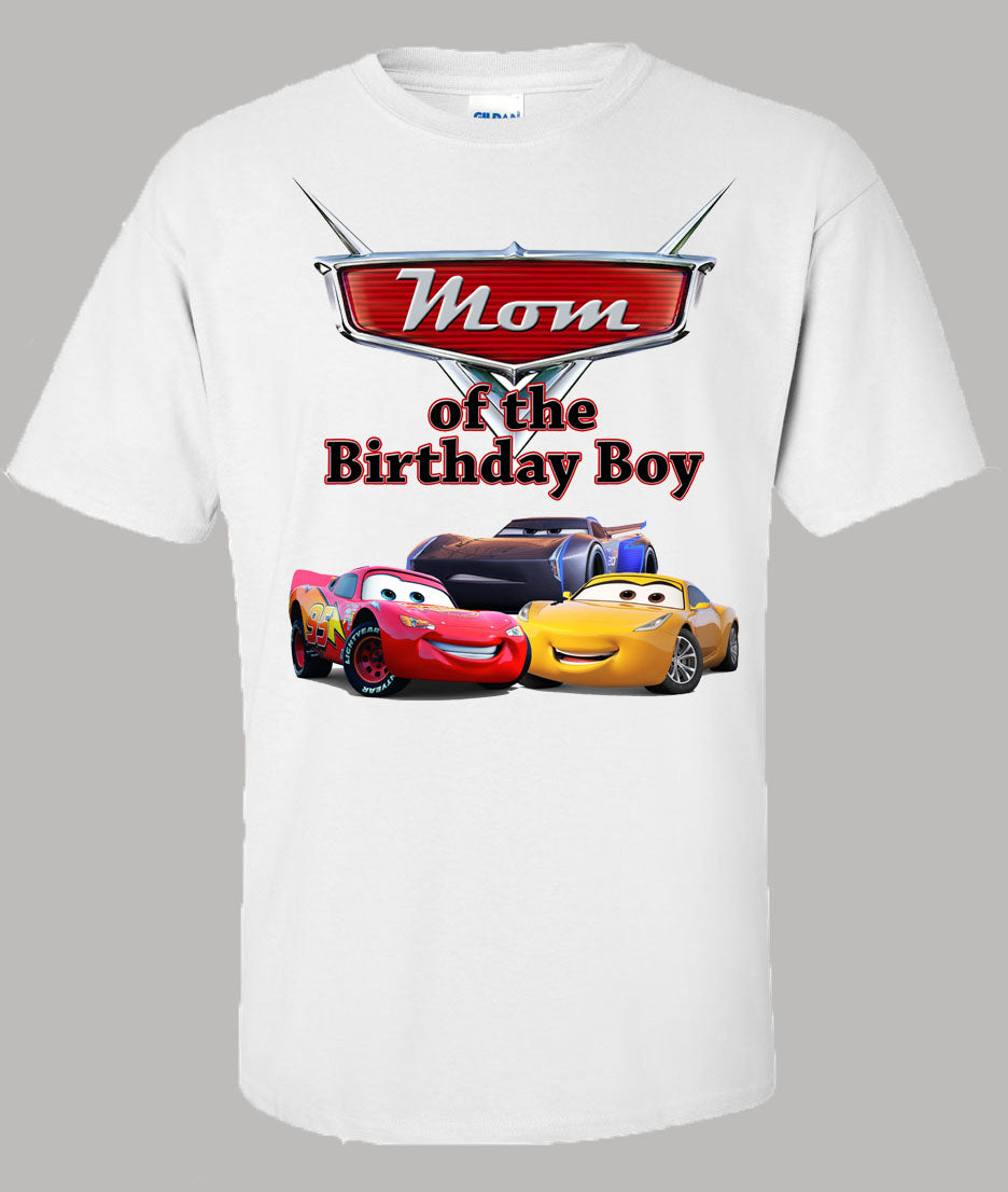 Cars Mom birthday shirt